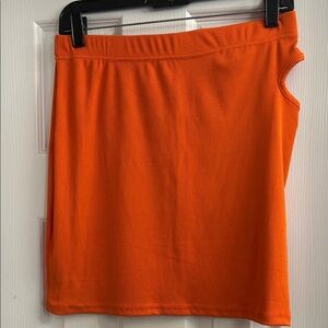 Vibrant Orange Women's Skirt